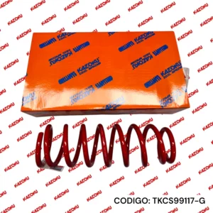 Resorte de suspensión posterior 13mm X 8.50 vueltas X 340 TOYOTA Corolla 2006-2013 - Código TKCS99117-G